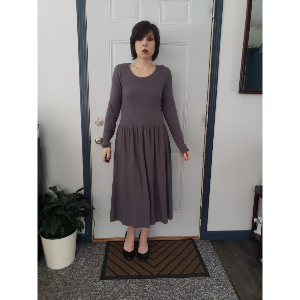 Boden Gray Sweater Dress‎